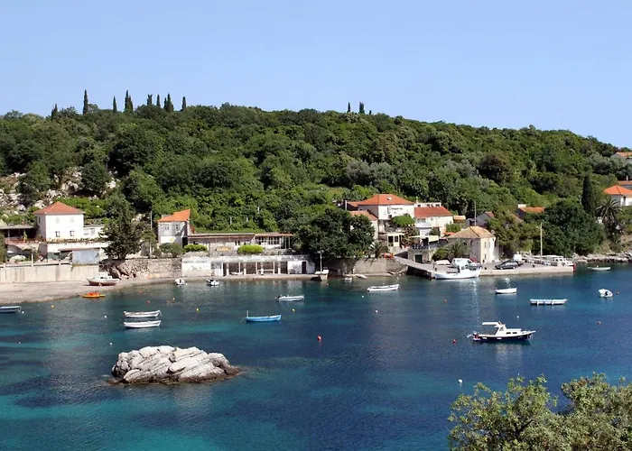 Seaside With A Swimming Pool Molunat, Dubrovnik - 3544 Apartament Gruda